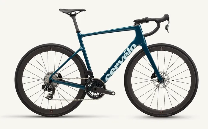 Cervélo Caledonia, Endurance-Rennvelo in Petrol, Seitenansicht